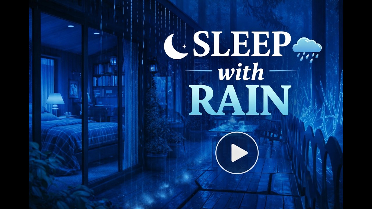 Rain for Sleep 🌧️ Relaxing Rain Sounds for Deep Sleep, Study, Focus & Relaxation