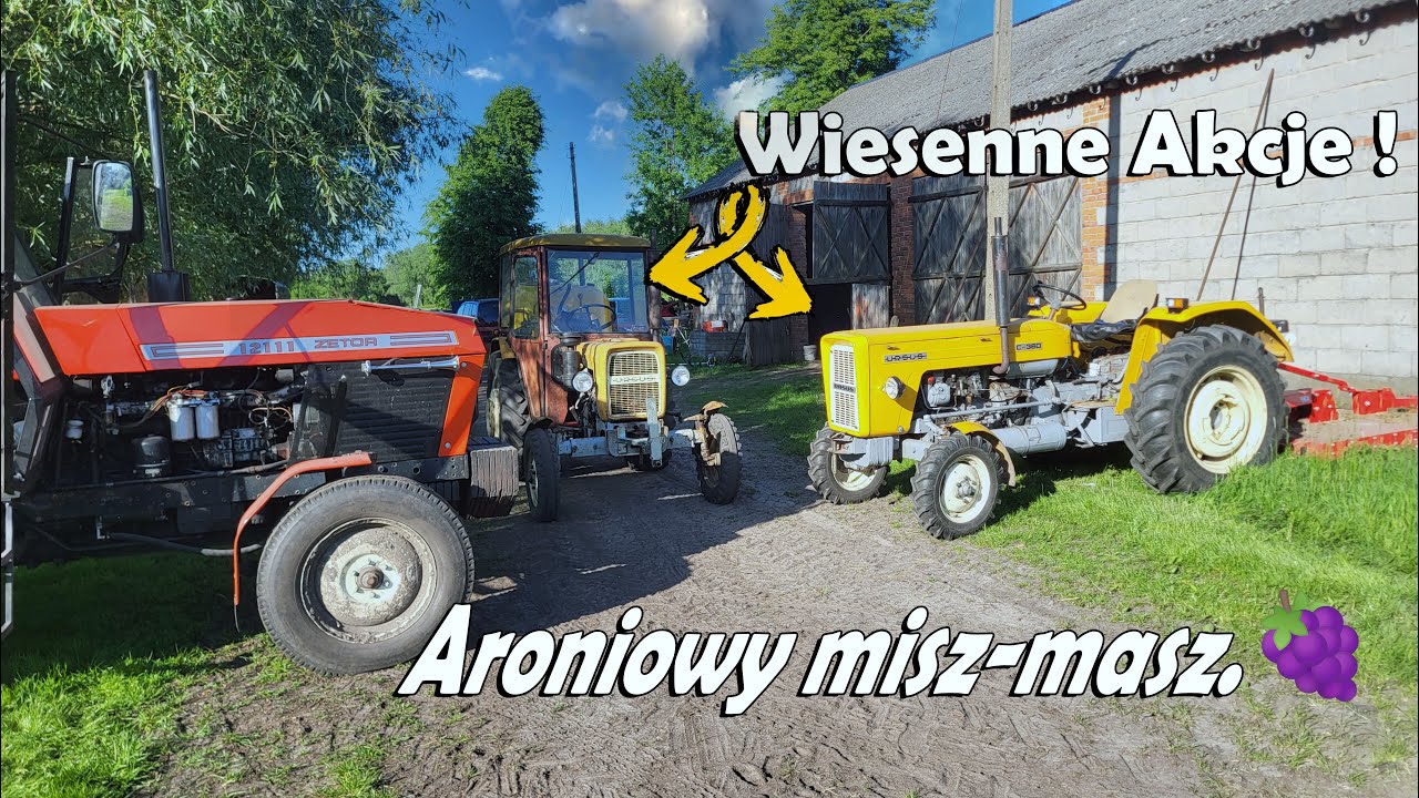 ☆Wiosna w Pełni!🔥 Koszeni & Agregatowanie w aronii.☆ Opryski w pszenżycie.