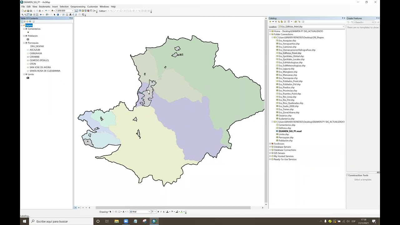 COMO CREAR UN MAPA Y HACERLO LÁMINA EN ARCGIS