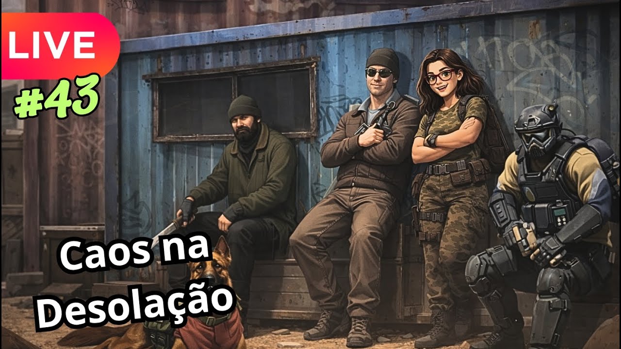 FARME, LOOT E CAOS NA DESOLAÇÃO 🧟‍♀️⚔️ | LIVE #43 - Last Day on Earth Survival - LDOE