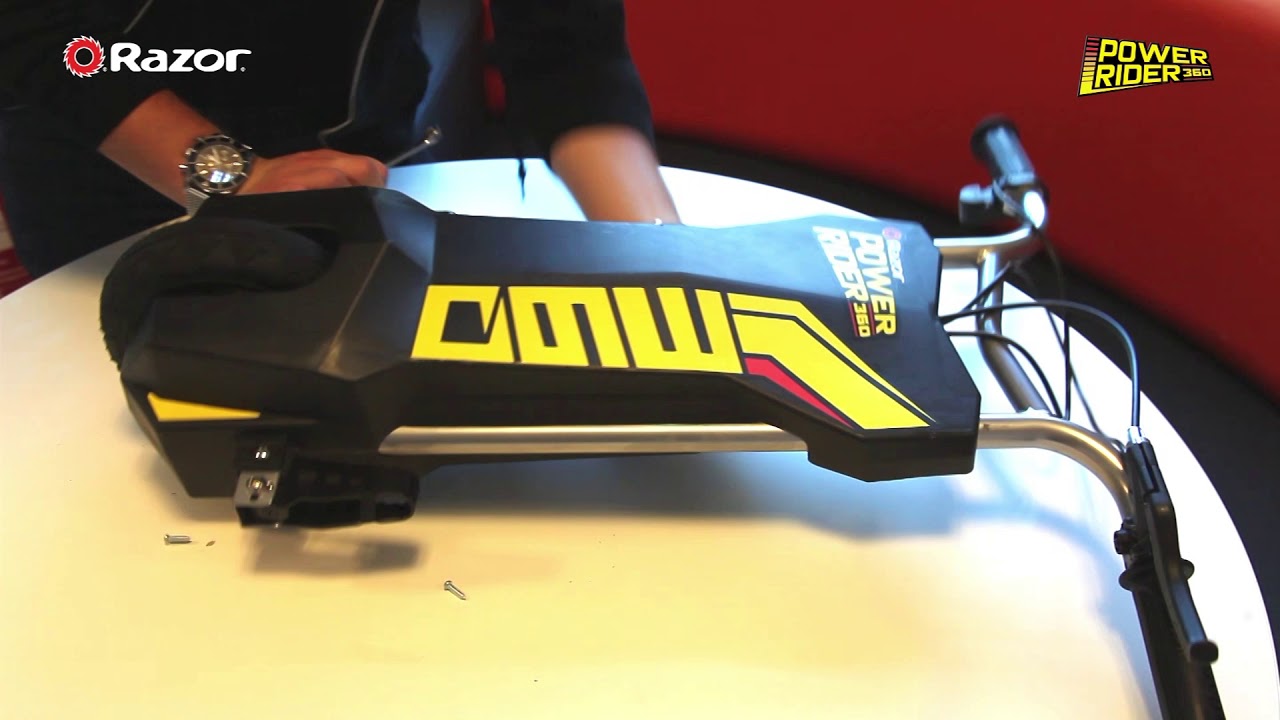 How to change the battery on a Razor PowerRider 360