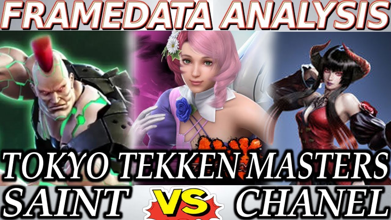 TEKKEN 7 FR WORLD TOUR: SAINT vs CHANEL  (Grand Finals @Tokyo Masters PS4) FRAMEDATA ANALYSIS PART 2