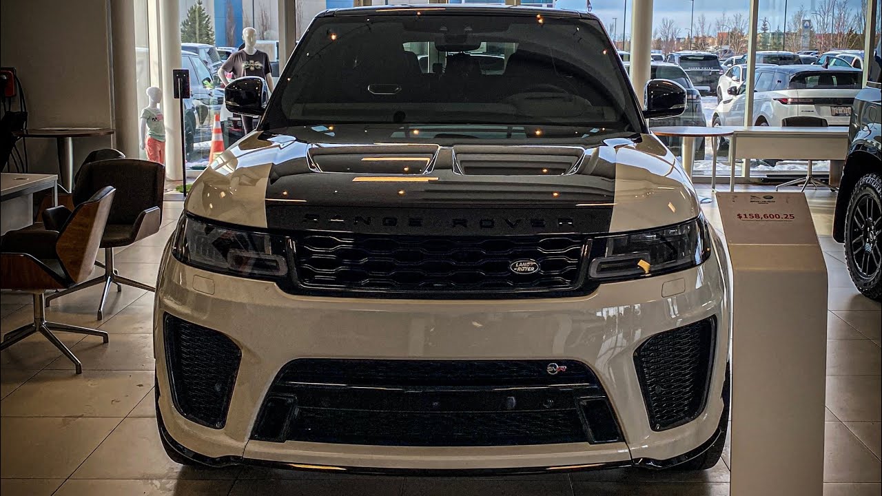 2022 Range Rover Sport SVR Carbon Edition Interior and Exterior details