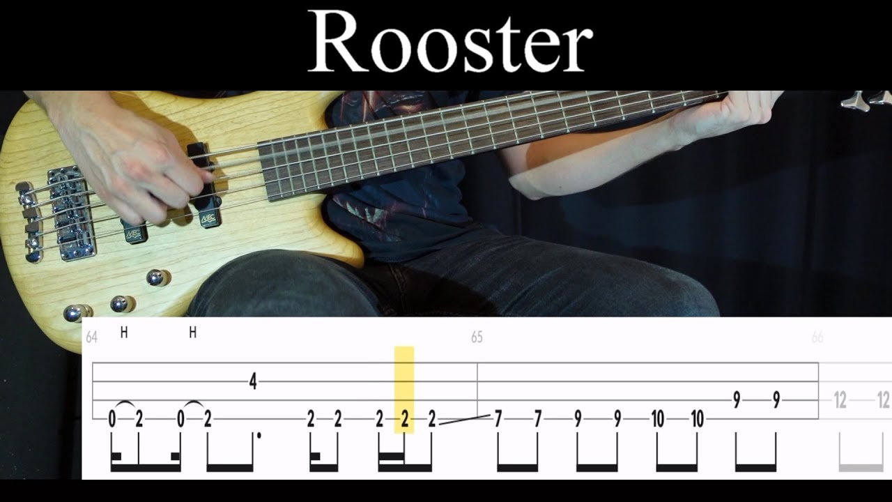 Rooster (Alice in Chains) - Bass Cover (With Tabs) by Leo Düzey