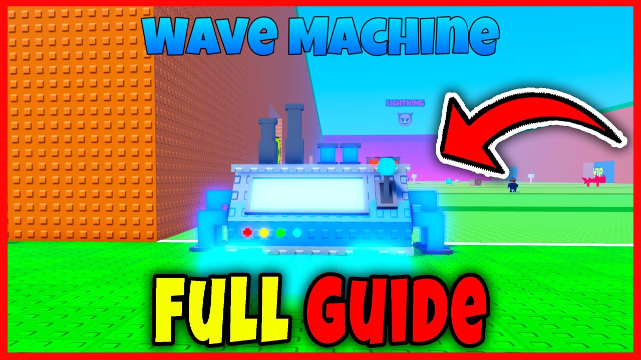 WAVE MACHINE TOKENS FULL GUIDE in ESCAPE TSUNAMI for BRAINROTS - how to USE WAVE MACHINE Roblox