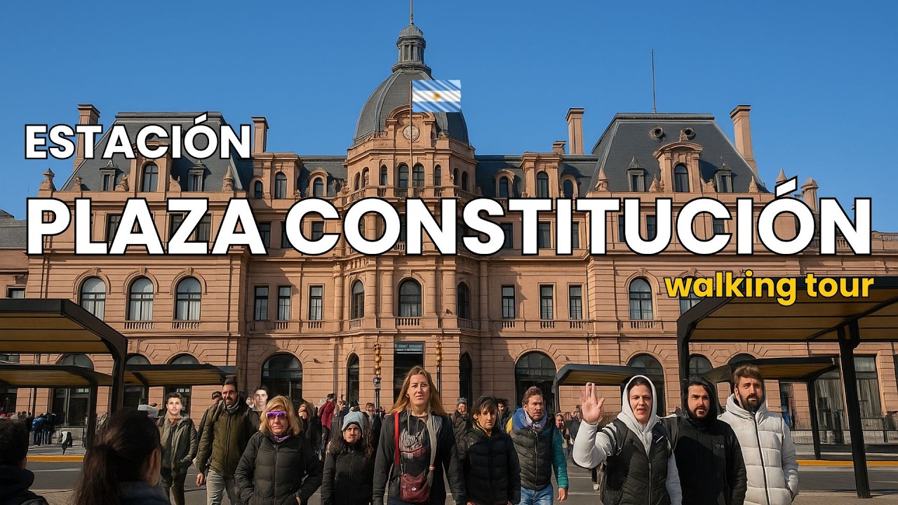🚆 PLAZA CONSTITUCIÓN | LA ESTACIÓN DE TRENES MAS GRANDE DE LATINOAMÉRICA 🇦🇷