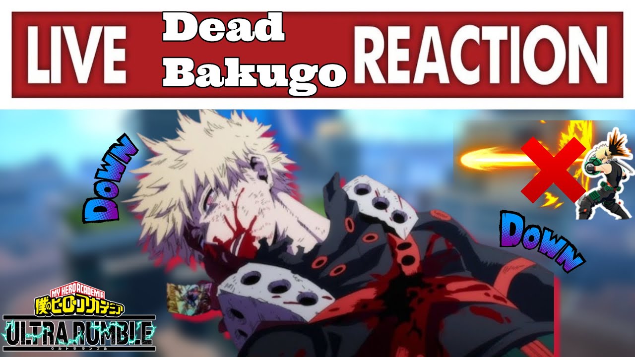 Strike Bakugo IS DEAD AFTER THE NERFS In My Hero Ultra Rumble