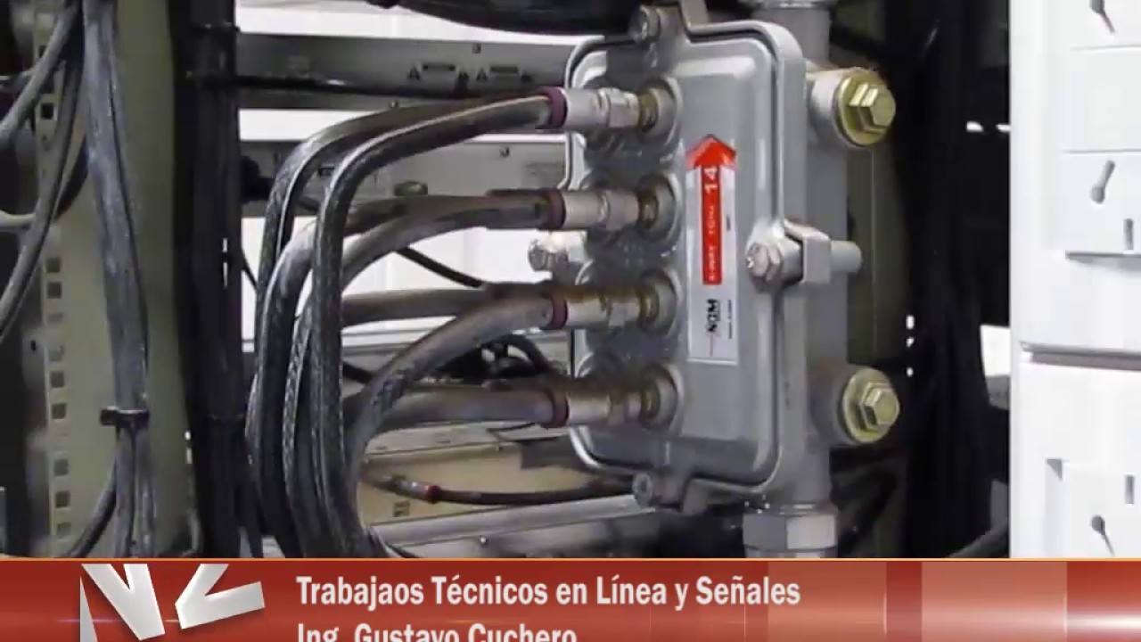 Trabajaos T&eacute;cnicos en L&iacute;nea y Se&ntilde;ales - Ing. Gustavo Cuchero