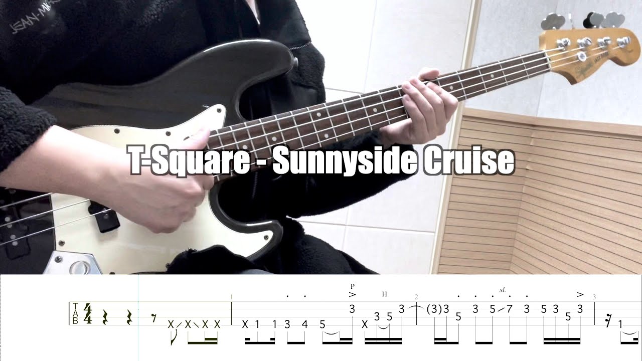T-Square - Sunnyside Cruise bass cover(with tab)