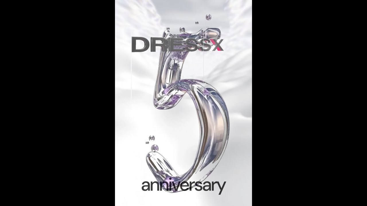 DRESSX Turns 5 🚀 #aifashion is #love ❤️&zwj;🔥