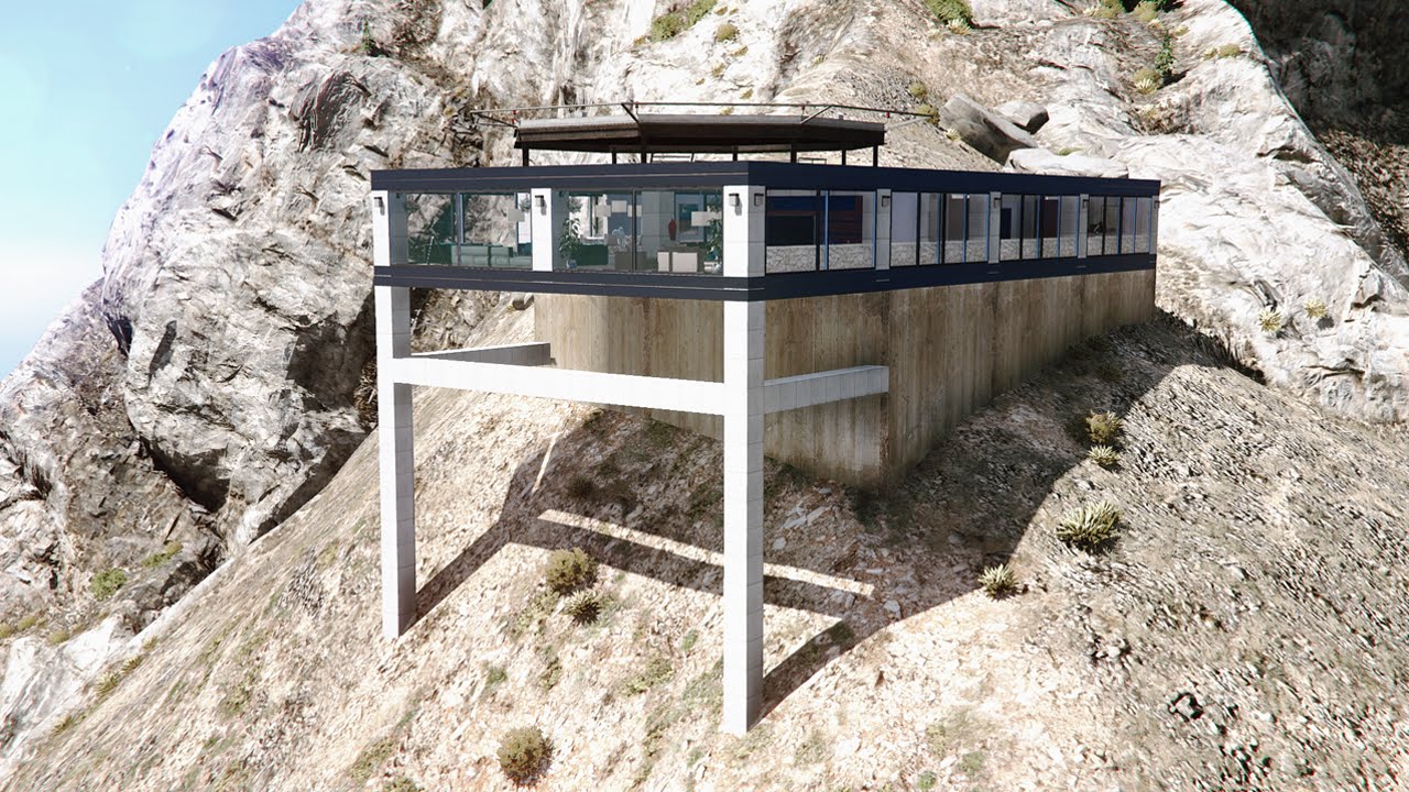 UNE MAGNIFIQUE VILLA SUR LE MONT CHILIAD SUR GTA 5 !