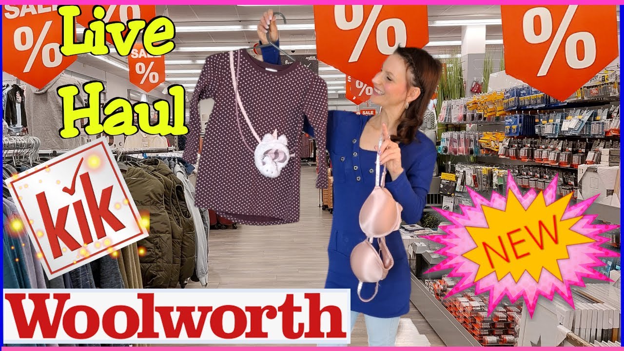 Kik Woolworth Live Shopping Neuheiten 2025