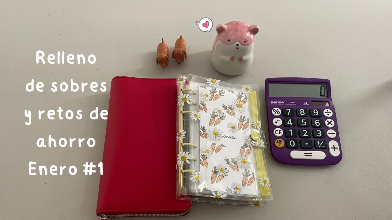 Relleno de sobres y retos de ahorro✨ || Primera Semana de Enero || Sistema de Sobres💌