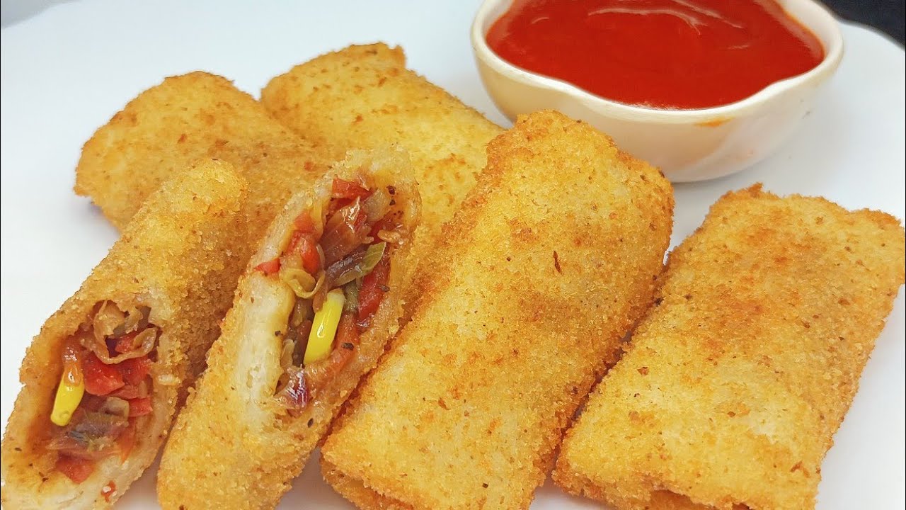 Bread Spring Rolls Recipe | New Ramadan Iftar Snacks | New Recipe For Snacks At Home | Iftar Special
