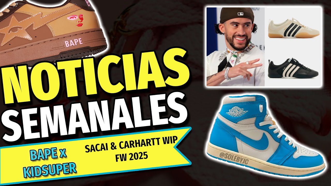 LO NUEVO DE ADIDAS x BAD BUNNY | EL BANEO DE LOS JORDAN 1 | EL REGRESO DEL JORDAN 1 UNC REIMAGINED