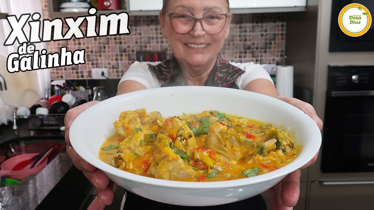 UMA BAIANA ME ENSINOU FAZER ESSE XINXIM DE GALINHA | COMIDA ORIGINAL DA BAHIA #977