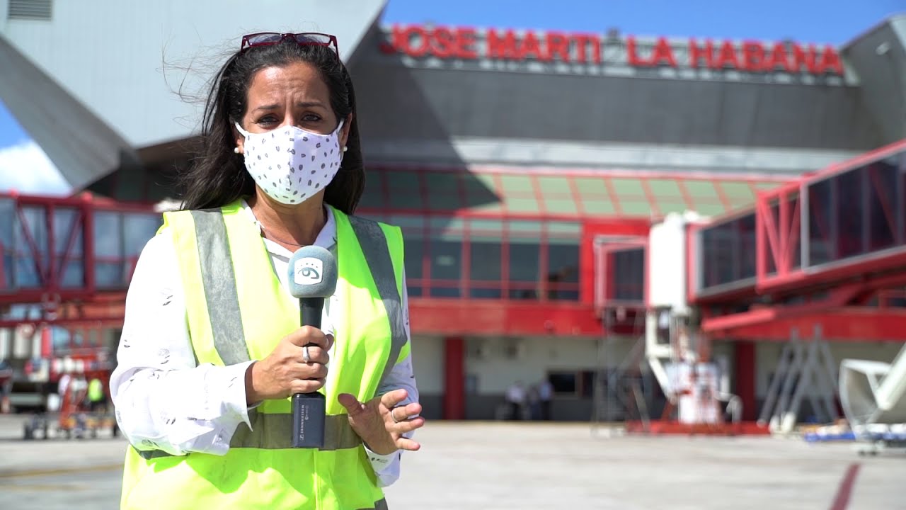 Reapertura del aeropuerto internacional José Martí.