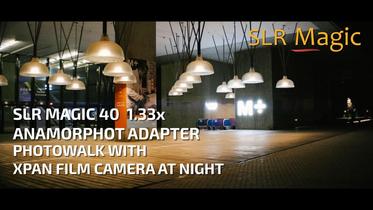 SLR Magic Anamorphot photowalk with Xpan film camera at night | 40 1.33x Anamorphot Adapter | Xpan