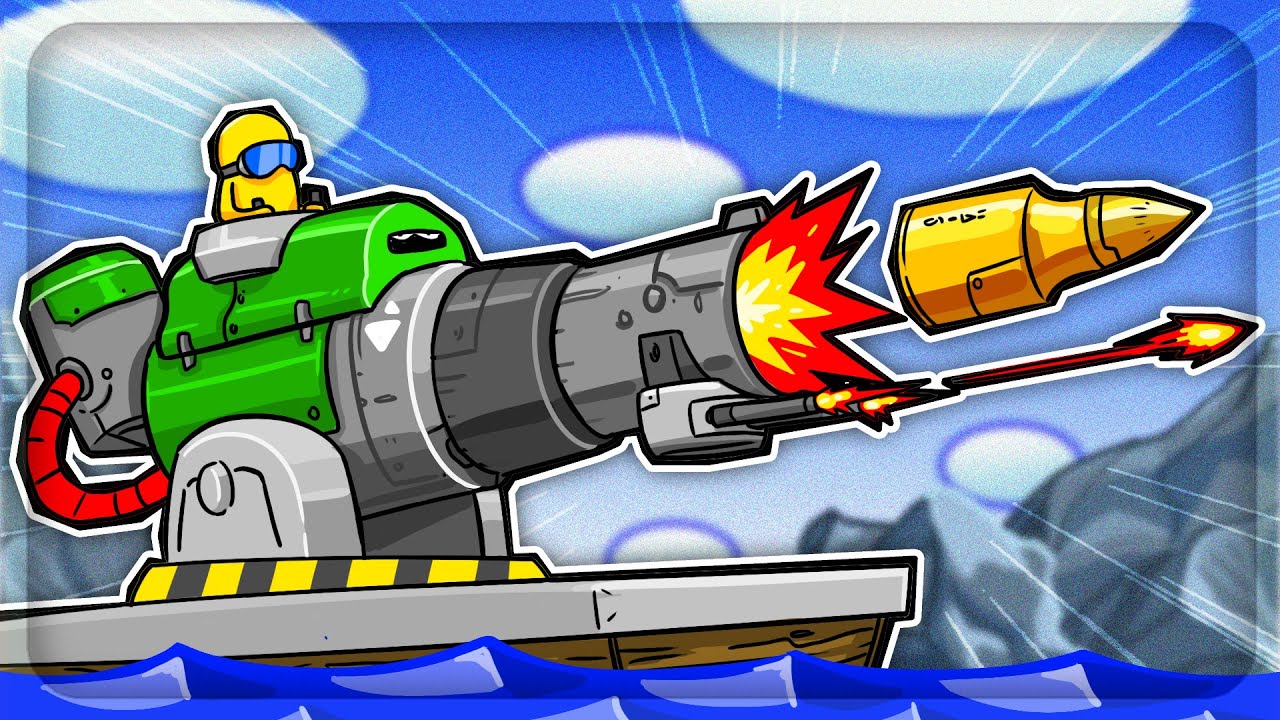 Destroying Blitz With The MOST POWERFUL Cannon in Forts