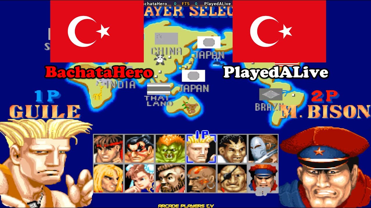 Street Fighter II' - Champion Edition ➤ BachataHero (Turkey) vs PlayedALive (Turkey) sf2ce