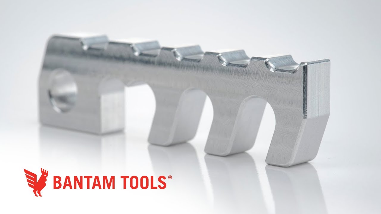 How To Machine an Aluminum Knotting Tool with the Bantam Tools Desktop CNC #gettingstarted