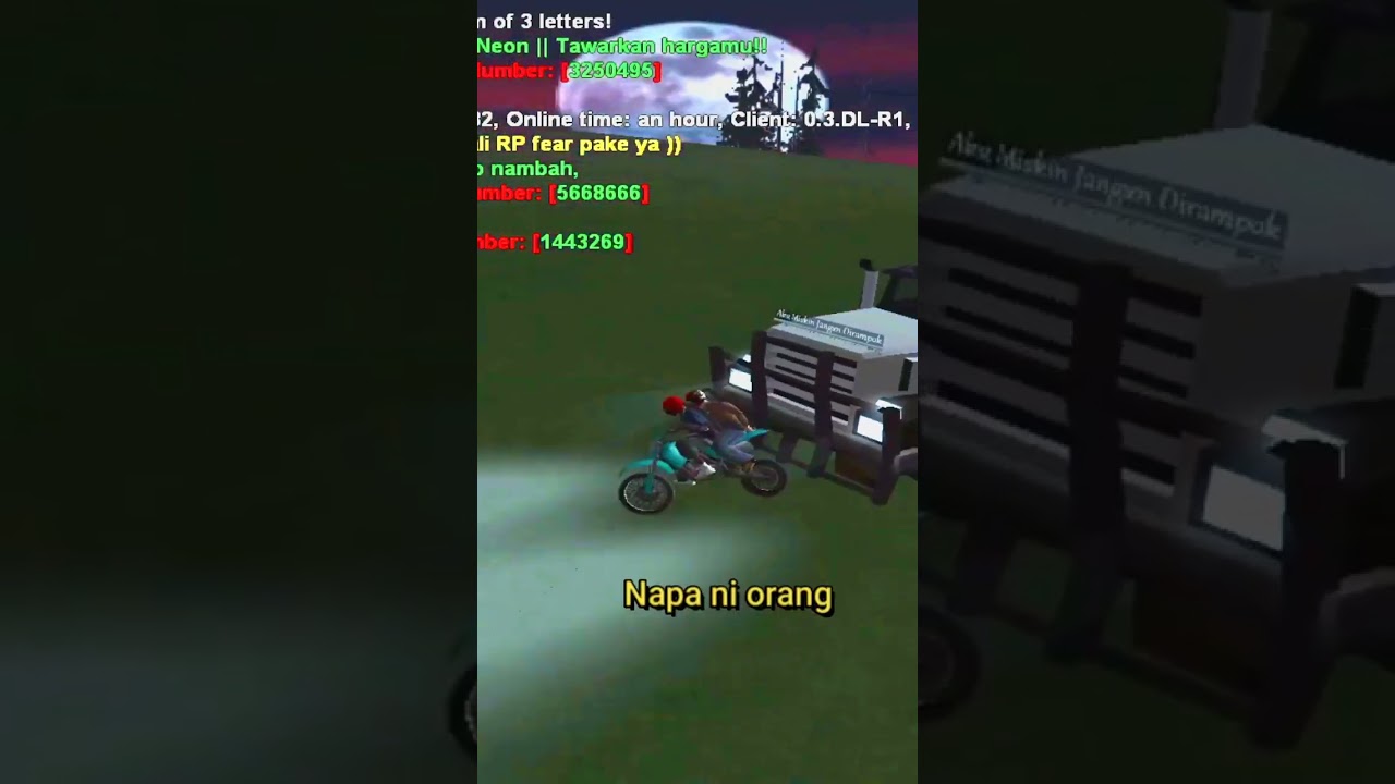 [JGRP] KETIKA NGEROB TIANMETAL PART 1 #shorts #binyokboy #jgrp #tianmetal #roleplay