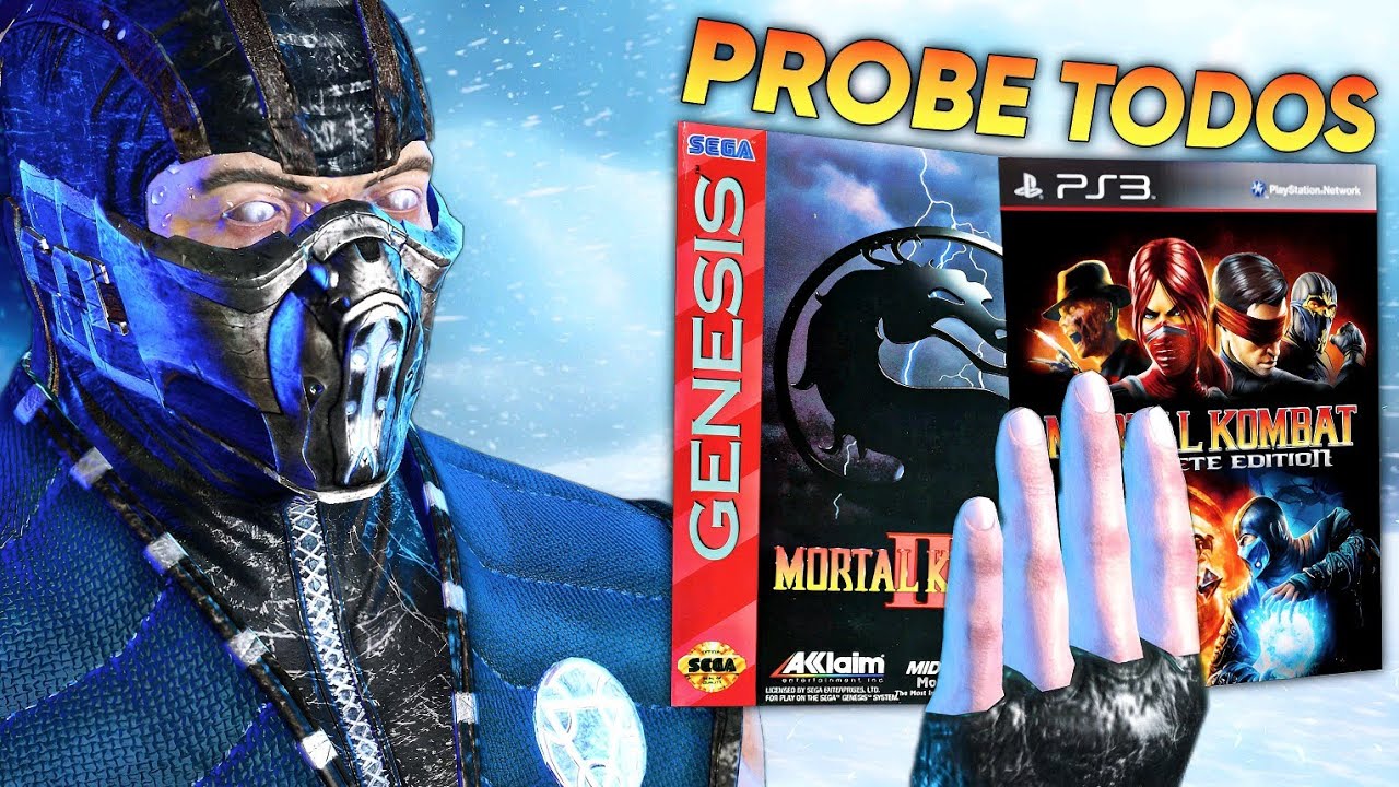 Probé TODOS los MORTAL KOMBAT en un SOLO VIDEO