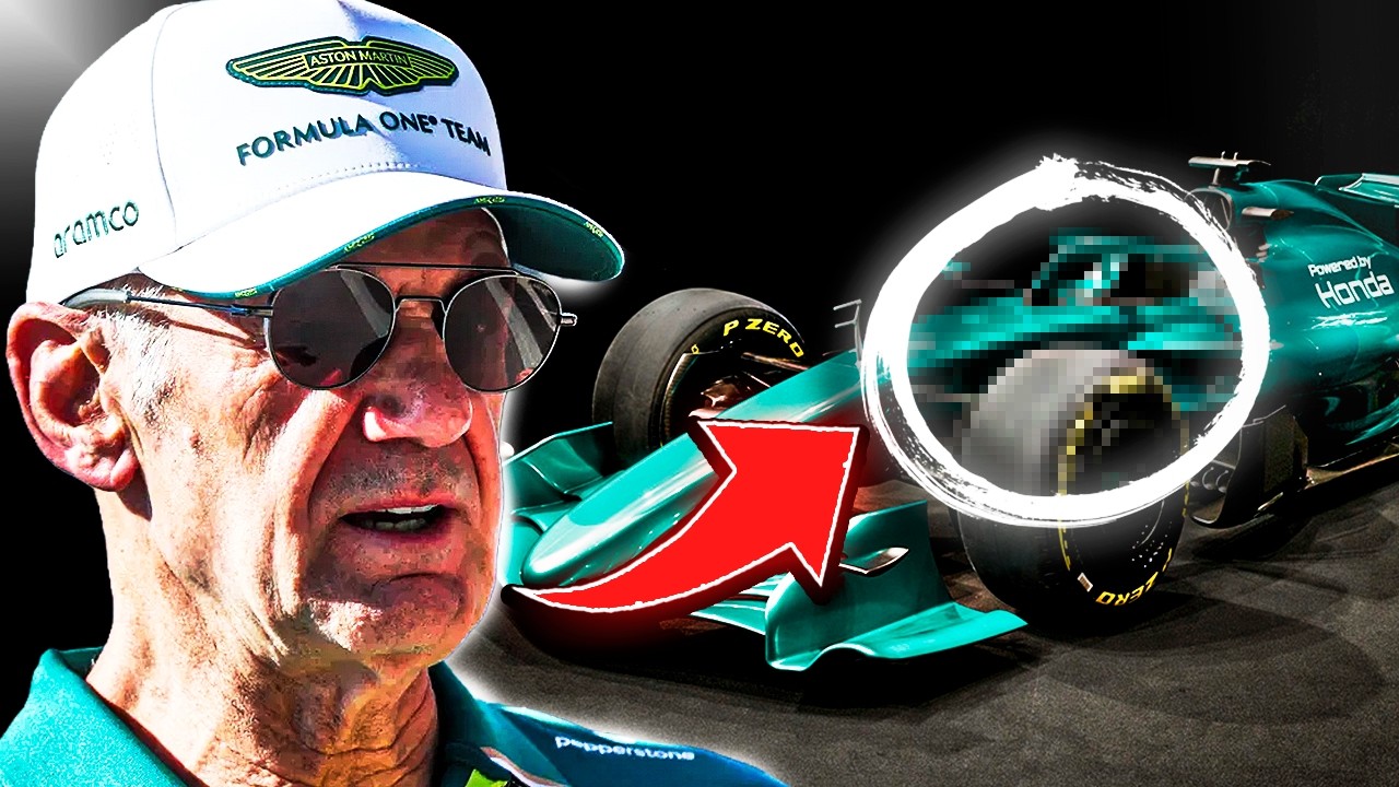 OK, NEWEY’S NEW DESIGN FOR THE ASTON MARTIN TEAM IS TERRIFYING
