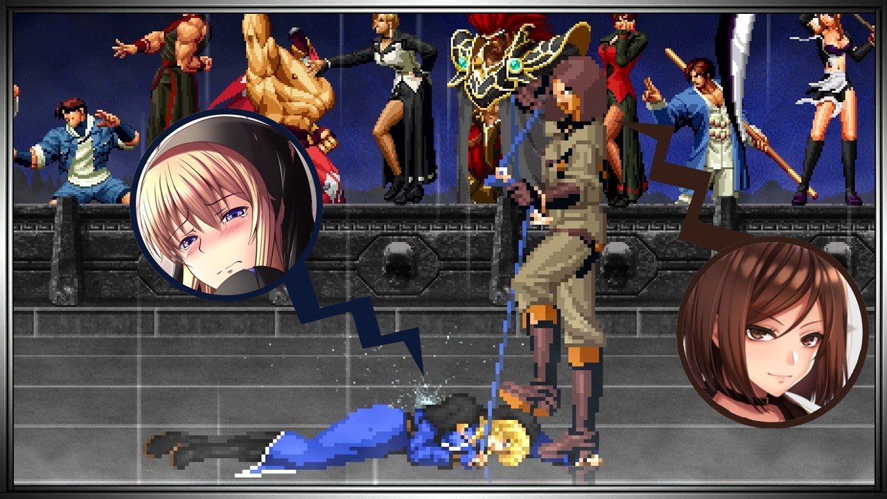 Шлюссель Гоэнико против Уип - KOF MUGEN