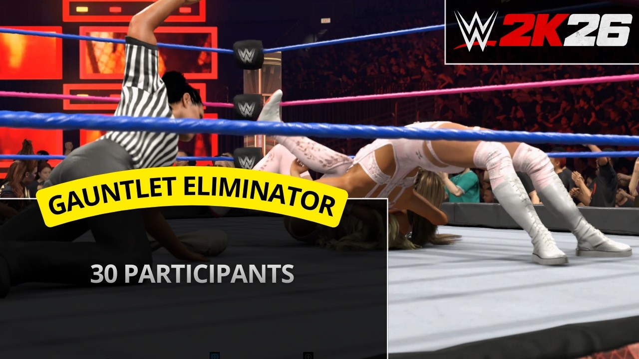 WWE 2K26 – Матч на выбывание с участием 30 женщин (#2)