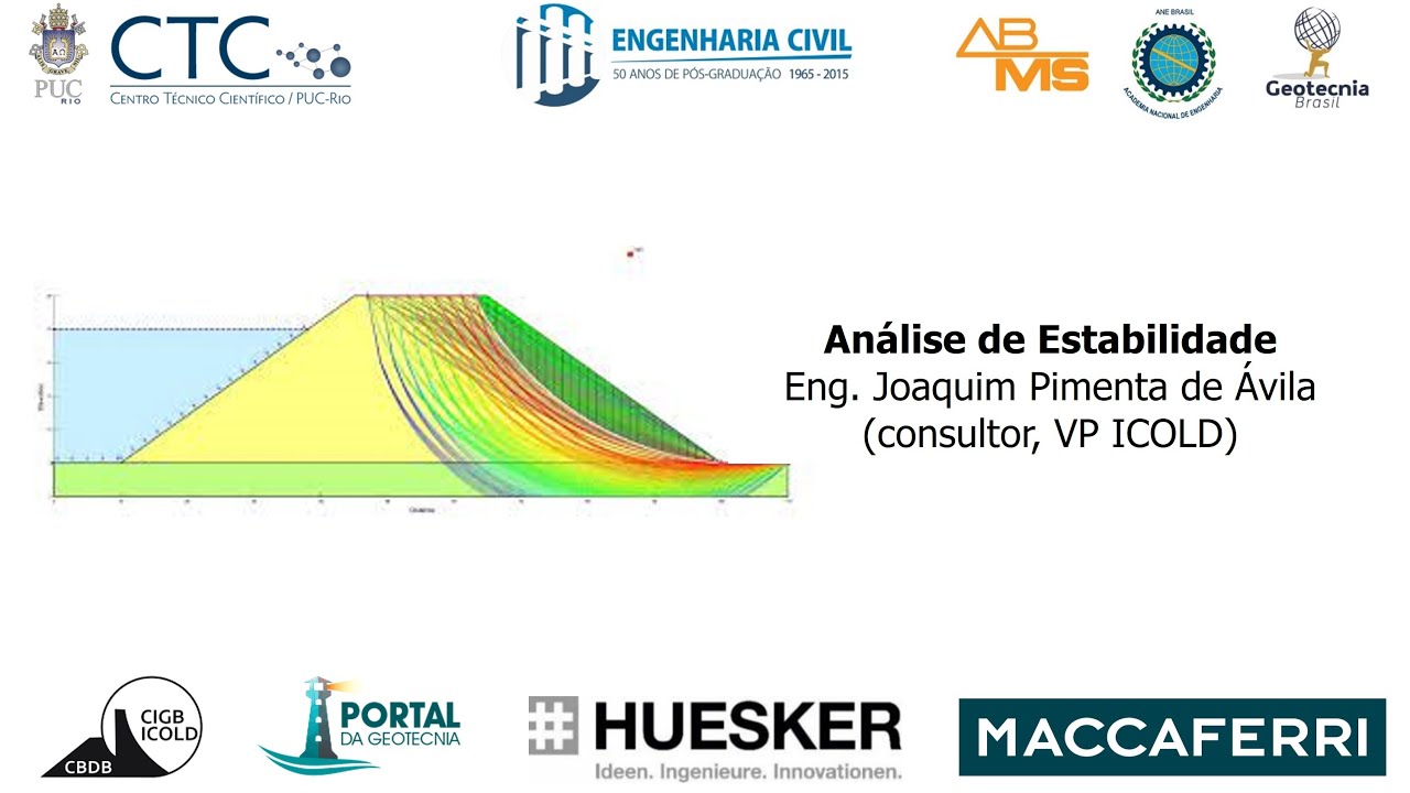 Minicurso online: Fundamentos de Projeto de Barragens de Terra