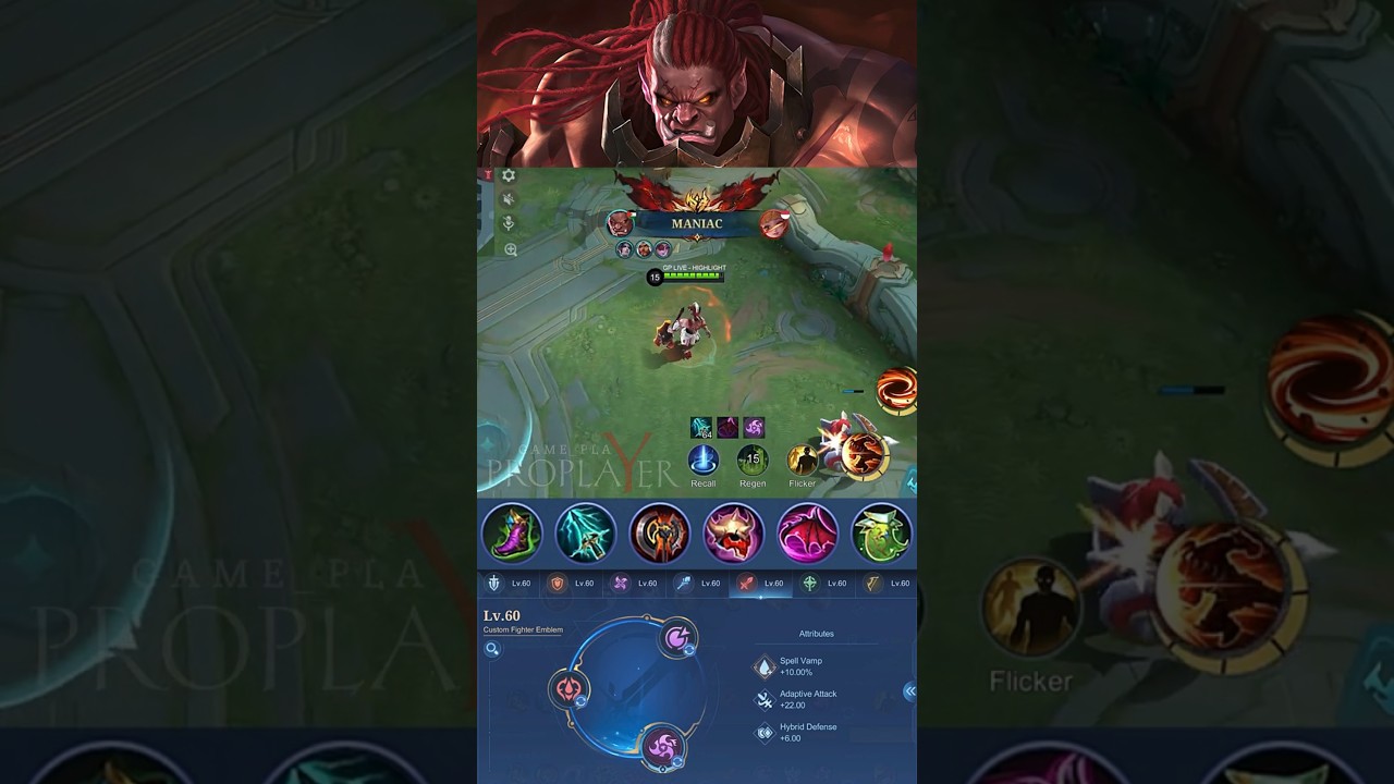 Maniac!! Balmond Carry The Game (Part 35) - MLBB #gameplayproplayer #balmond #MLBB