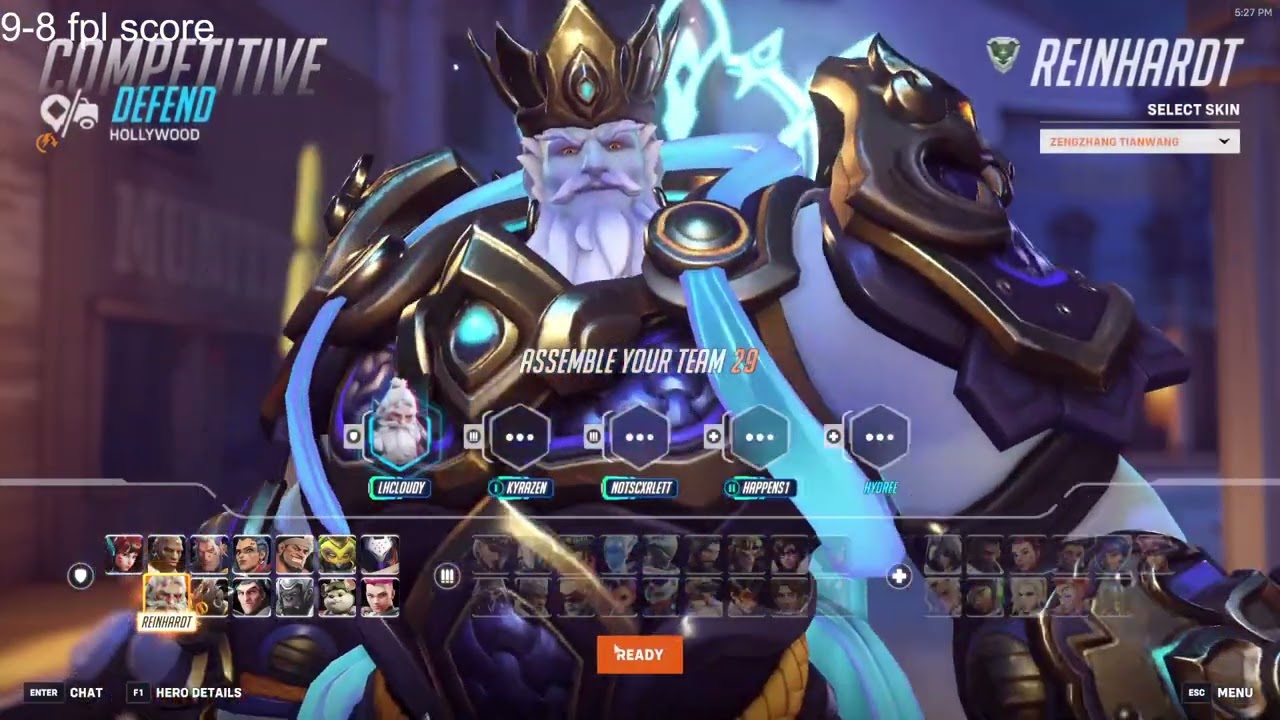 22K DMG! LHCLOUDY BEST #1 REINHARDT GAMEPLAY OVERWATCH 2 SEASON 15