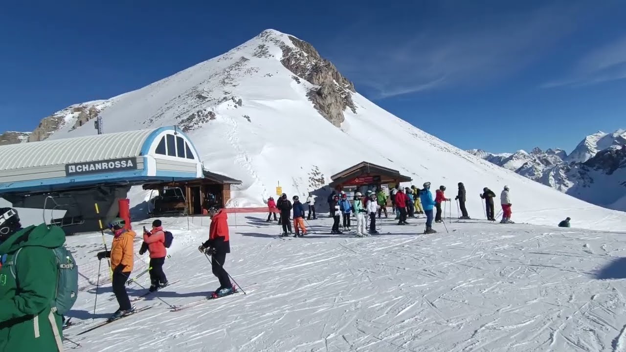 Courchevel: Black slope 
