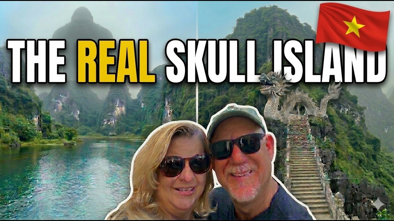 The Real Skull Island Exists 🇻🇳 Ninh Binh Vietnam Boat Tour & Dragon Mountain