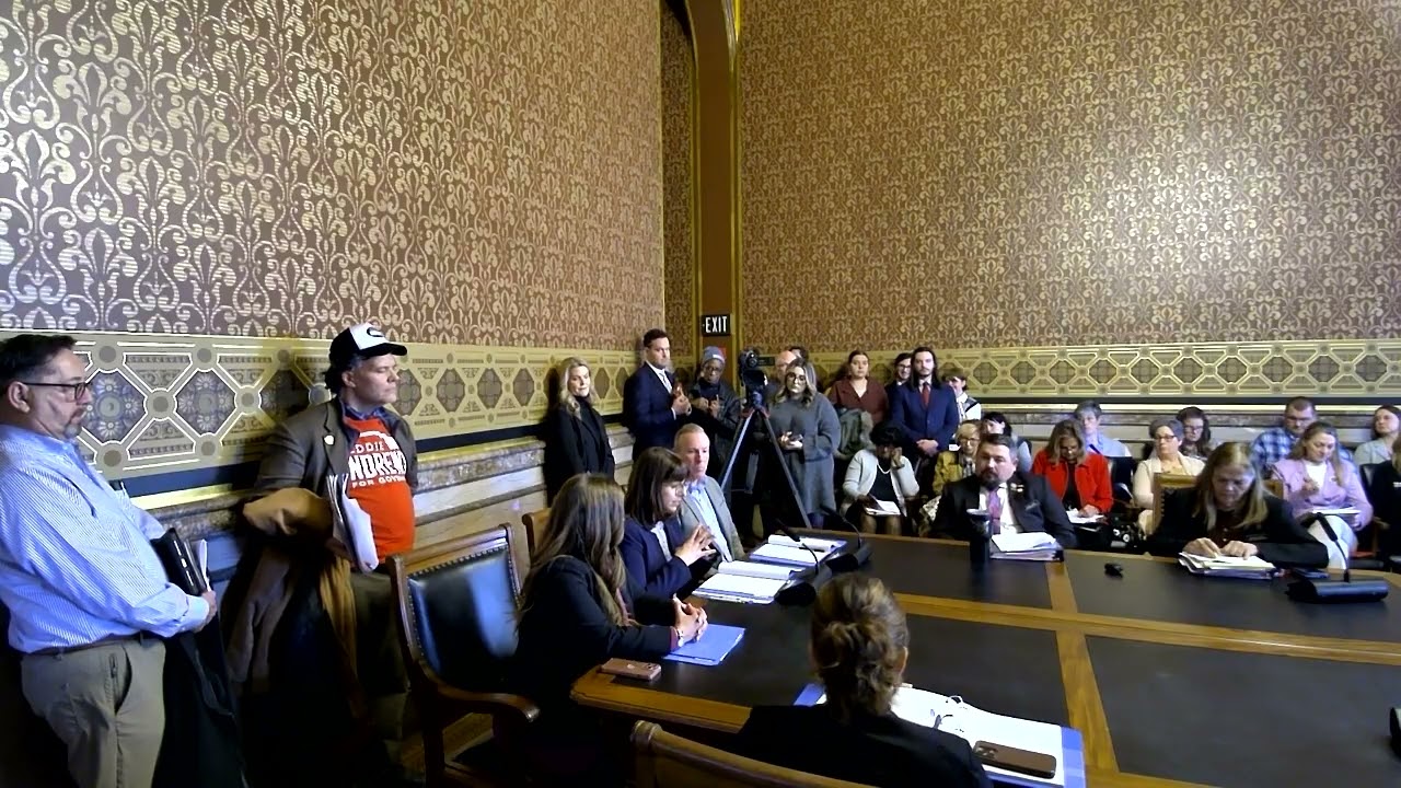 Iowa House Education Committee hearing with Des Moines Public Schools