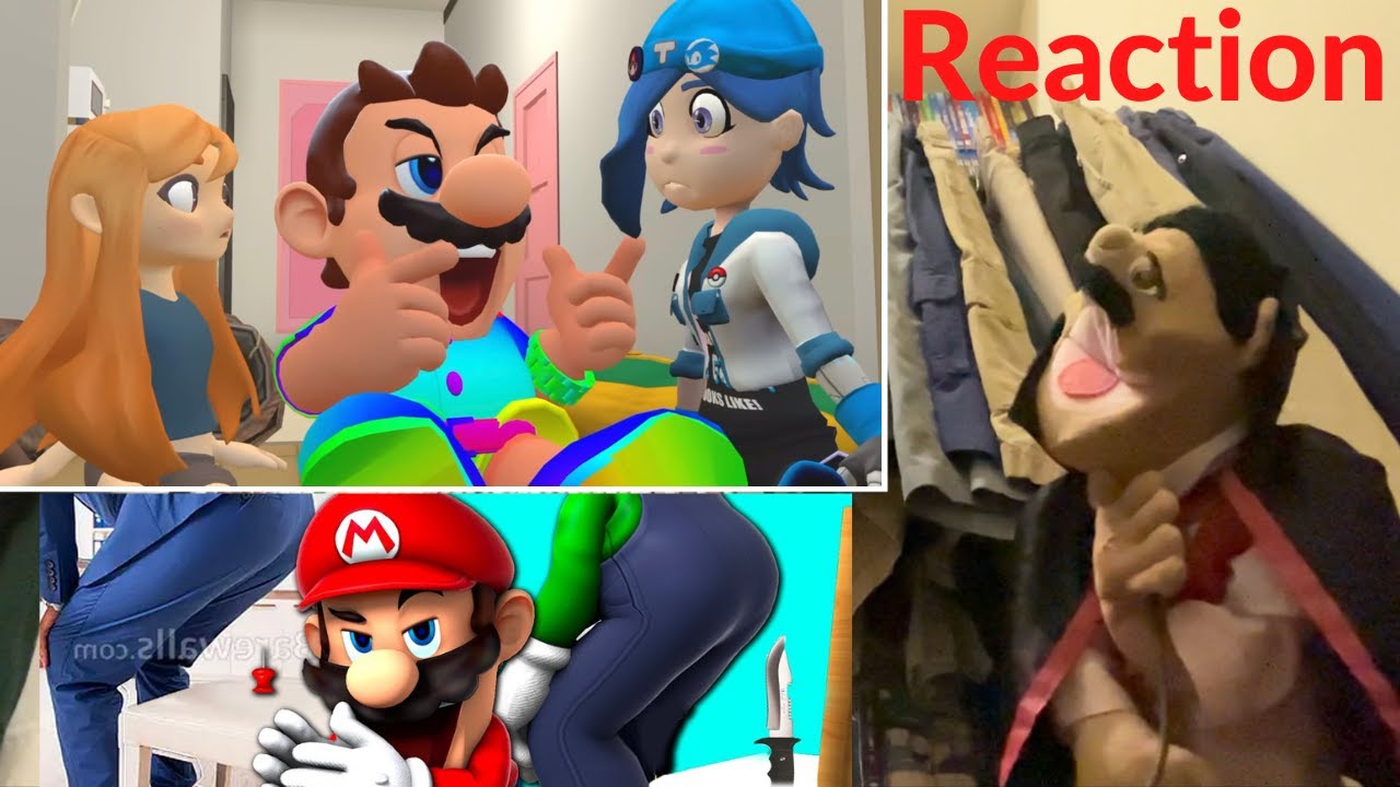 SMG4: Mario Does Pranks Reaction (Puppet Reaction)