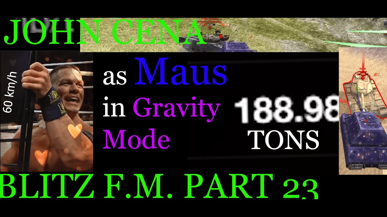JOHN CENA as MAUS in Gravity Mode Blitz Funny Moments ep 23