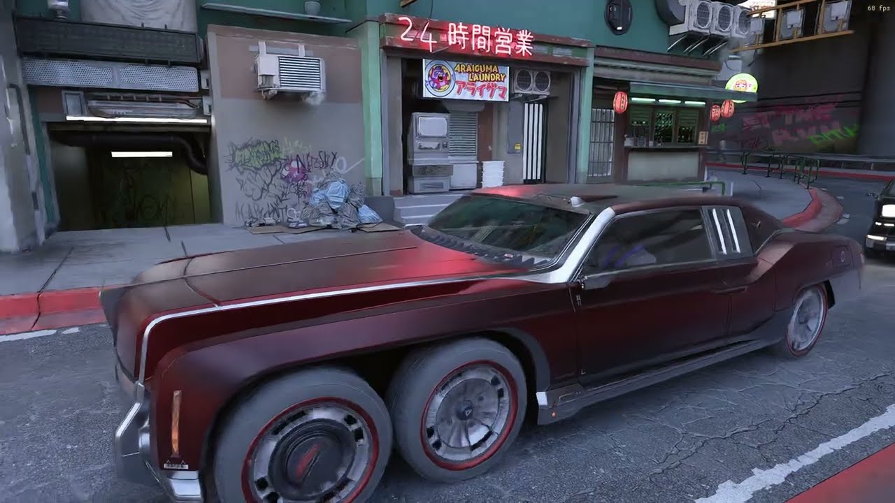Relaxing walk around Kabuki market Cyberpunk 2077, mid/high range PC