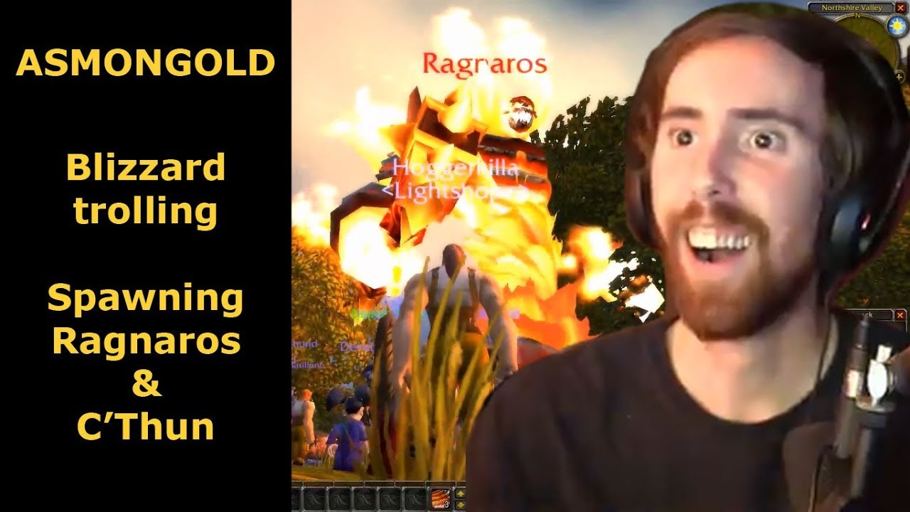Blizzard GM TROLLING Asmongold and spawns RAGNAROS and C'THUN (WoW Classic)