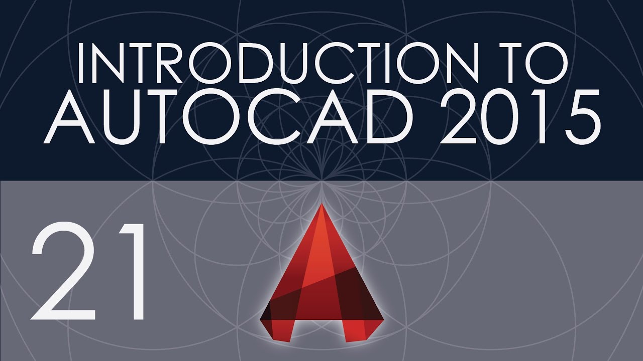 Intro to AutoCAD 2015 - 21 - Hatching