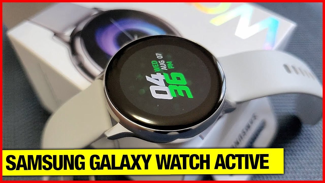 Samsung Galaxy Watch Active Unboxing & Specifications