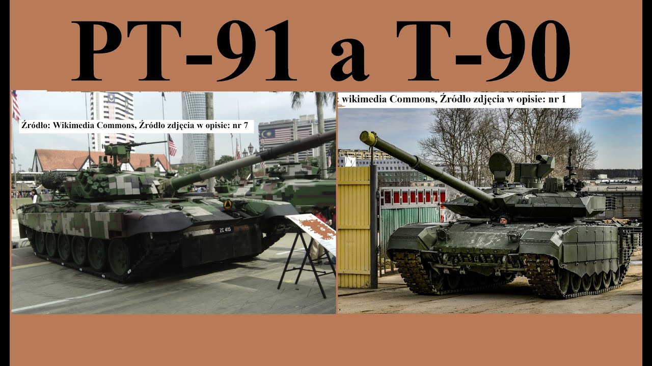 PT-91 a T-90 - por&oacute;wnanie i r&oacute;żnice
