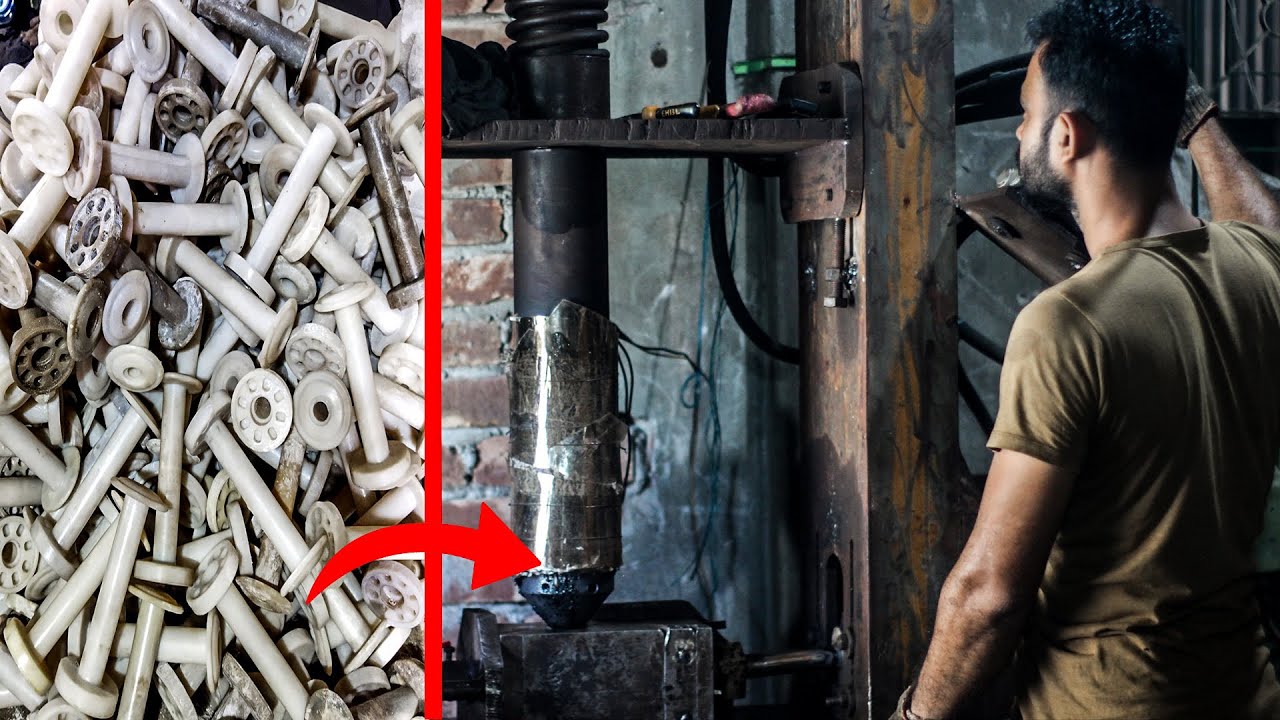 Plastic bobbin Making Machine - Spool manufacturing