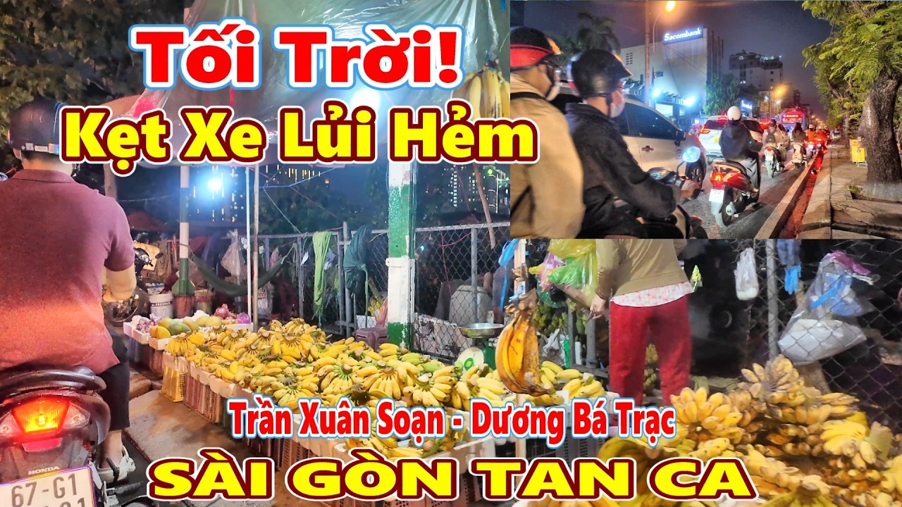 Tối Trời! KẸT QUÁ Lủi Hẻm Trần Xuân Soạn về Dương Bá Trạc Quận 8 Sài Gòn