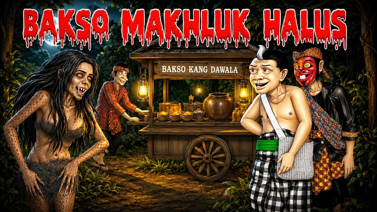 PEDAGANG BAKSO GENIT DIGODA WANITA KUBURAN, ENDING-NYA BIKIN NGAKAK & MERINDING