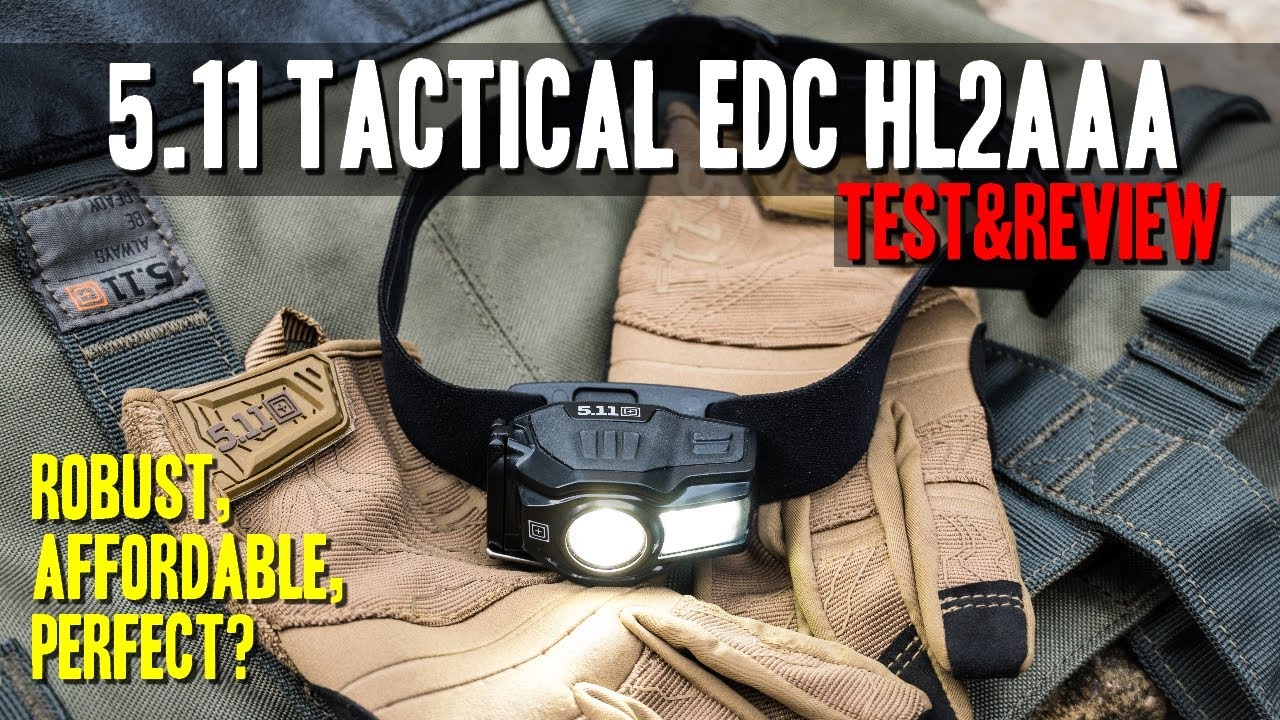 5.11 Tactical EDC Headlamp (HL2AAA) Test & Review +GIVAWAY!