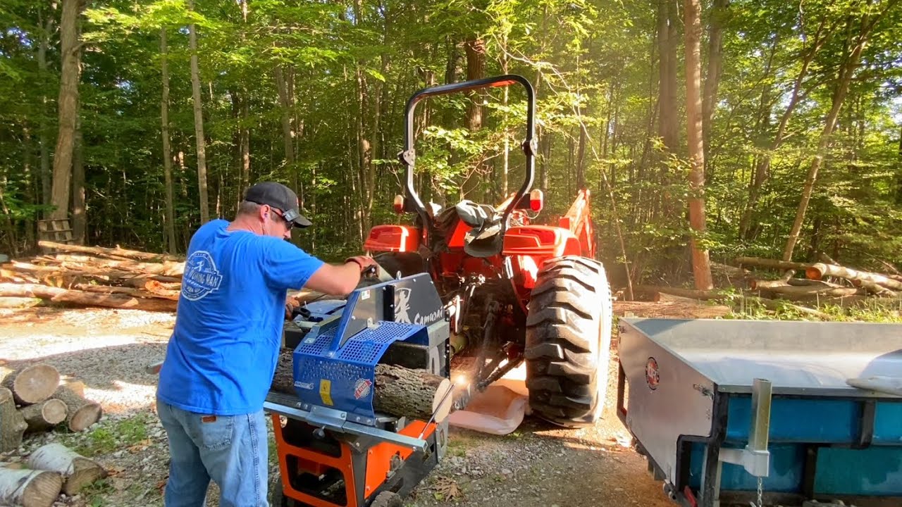 Fast Ash Firewood! Balfour Samurai 700 Buzz Saw #64