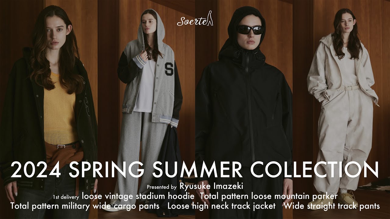【soerte】LOOSE VINTAGE STADIUM HOODIE / TOTAL PATTERN LOOSE MOUNTAIN PARKER etc...