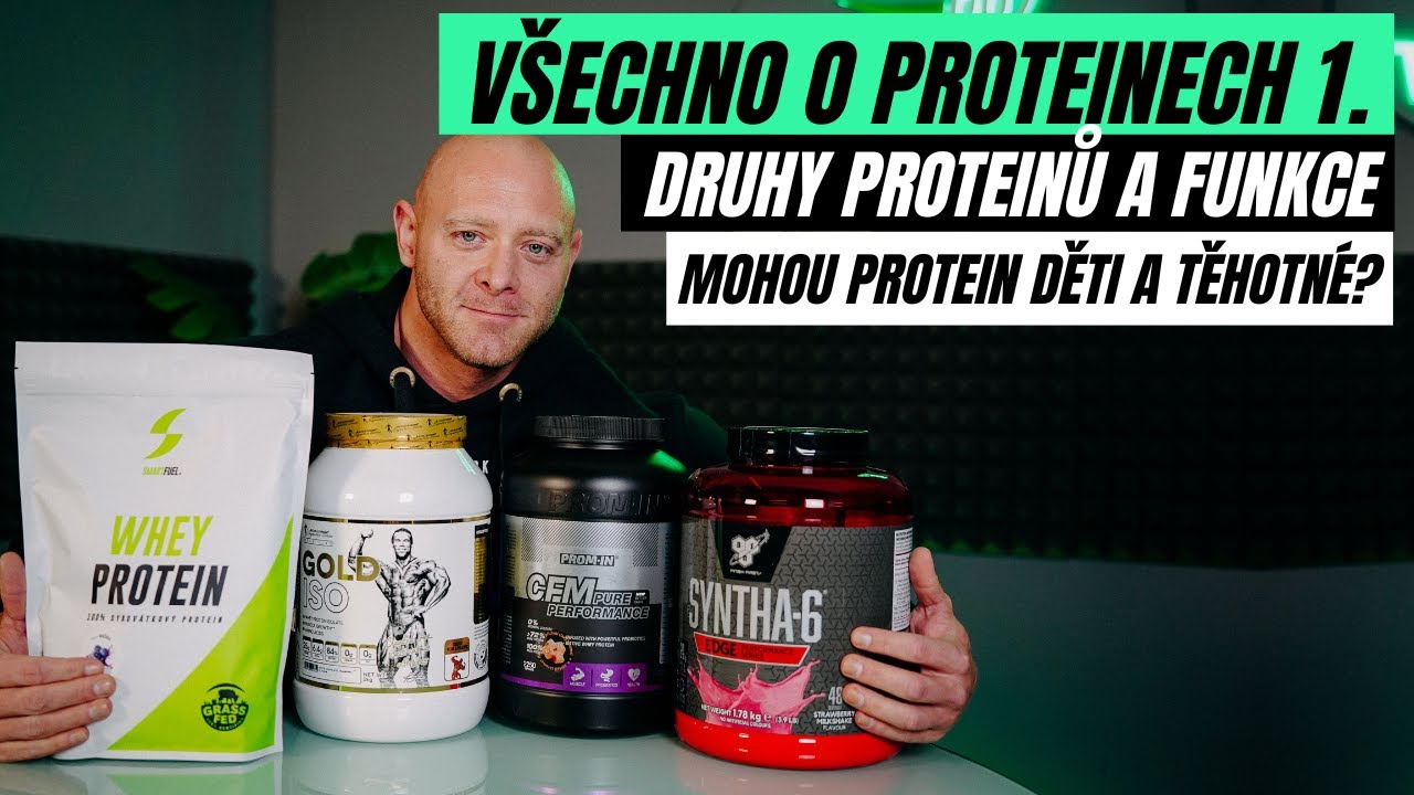 Vše, co potřebuješ vědět o proteinech | Jaké jsou druhy proteinu? Nejlepší pro růst svalů? CFM?